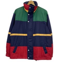 古着 ファイヤーマンフックジャケット フーディー 90s マルチカラー 