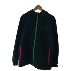 【中古】　Columbia　ナイロンジャンパー　アウター　フード　フルジップ　ダブルジップ　無地　ワンポイント　ブランドロゴ　刺しゅう　ジップポケット　アウトドア　古着　/1151