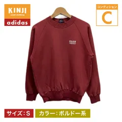 【中古】　CLUB adidas　スウェット　80s vintage　80年代　トレーナー　クルーネック　ラグラン　裏起毛　コットン　アクリル　ワンポイント　ブランドロゴ　刺しゅう　デサント社　日本製　古着　/1591
