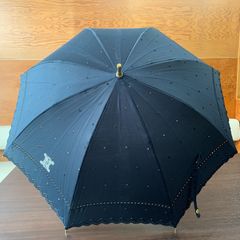 希少 CELINE セリーヌ 長傘 70cm マカダム柄 総柄 トリオンフ 日本