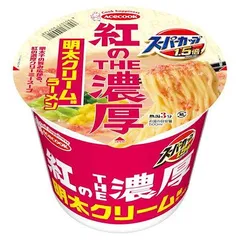 【佐乃屋】「12個」　スーパーカップ1.5倍　紅のTHE濃厚　明太クリーム味ラーメン　107g　12個　1箱　カップメン　ラーメンのサムネイル