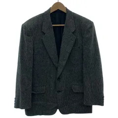 【中古】　COMME des GARCONS HOMME　テーラードジャケット　ウールジャケット　ツイード　シングルボタン　日本製　ドメスティック　古着　/1156