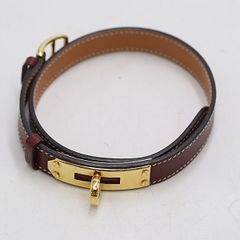 美品 エルメス エトリヴィエール ドッグカラー 首輪 Lサイズ 全長約 