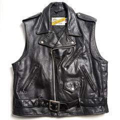 Harley-Davidson 本革 レザーベスト L ブラック シティリミットレザー