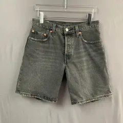 26インチ リーバイス 501 90s ブラックデニム デニムショートパンツ デニムハーフパンツ