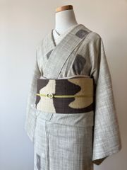 京の名工＜二代目・川村久太郎＞謹製　ムガシルク　付け下げ訪問着 京の名工＜二代目・川村久太郎＞謹製 ムガシルク 付け下げ訪問着
