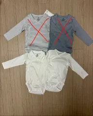 H&M 赤ちゃん ボディスーツ 2枚