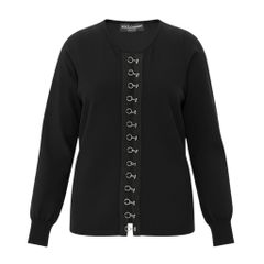 47d16 Les Copains レコパン ロングスリーブ ニットカーディガン ロングカーディガン ウールカシミヤ混 ラインストーン装飾 イタリア製 サイズ42 パープル レディース 女性用u02t 47d16 Les Copains レコパン ロングスリーブ ニットカーディガン