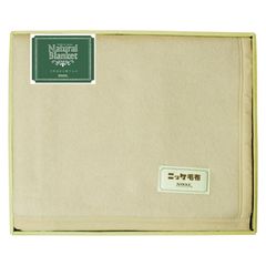 三井毛織 キャメル100%毛布 180cm x 210cm 日本製 - メルカリ