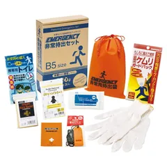 春の贈り物便り コンパクト防災9点セット 0.4kg 収納巾着袋（22×16.5cm）･アルミブランケット･ホイッスル･除菌アルコールウェットティッシュ･軍手･レインコート･携帯用トイレ･防災の心得･避難用ヘッドカバー×各1