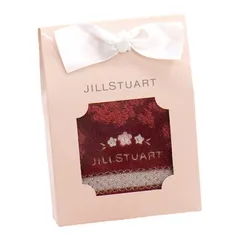 春の贈り物便り タオルハンカチ ジルスチュアート レッド 25×25cm 0kg 綿100%