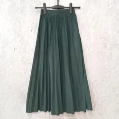 fifth フィフス スカート スウェード プリーツ ロングスカート グリーン ◎_〇◇