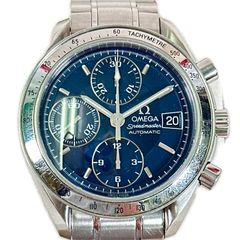 正常可動 OMEGA オメガ 3513.80 腕時計 スピードマスター デイト シルバー ブルー ステンレススチール メンズ 正常可動 OMEGA オメガ 3513.80 腕時計 スピードマスター デイト