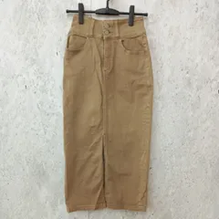 AZUL by moussy アズールバイマウジー タイトスカート USED加工 ストレッチ レディライク ベージュ Sサイズ ◎、〇◇☆
