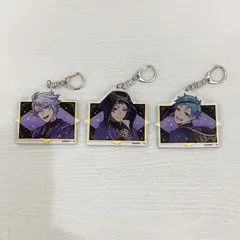 ツイステッドワンダーランド トレーディング アクリルキーホルダー オクタヴィネル寮 アズール ジェイド フロイド セットのサムネイル