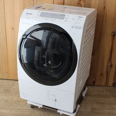 パナソニック/Panasonic NA-VX300AL-W ななめドラム洗濯乾燥機 10kg 左