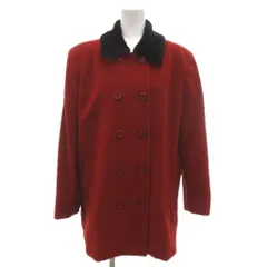 ジェラールダレル GERARD DAREL コート 11 赤 レッド フェイクファー襟 ダブルブレスト 長袖 /NU ■ECF003のサムネイル
