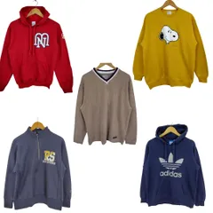 古着まとめ売り 5着セット メンズ スウェット パーカー Champion adidas Originals Levi's トレーナー ストリート