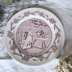 Gien France 【CHATEAU DE MODAVE】デザートプレート 未使用】Gien ジアン 陶器プレート モダーヴ城 - メルカリ