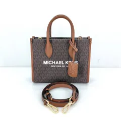 05w19699 マイケルコース Michael Kors  ミレラ スモール ショッパー トートバッグ  ダークブラウン  レディース  トートバッグ  35F2G7ZC5B  【中古品】
