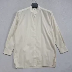 ユニクロU ヘンリーネックシャツ レディース Mサイズ ㅡ0702