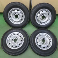 ほぼ未使用！25年！キレイ★スタッドレス 145/80R12 80/78N ヨコハマ アイスガード iG91 スチール ホイール 12インチ PCD100 110 114.3/4H マルチ★6041403イスのサムネイル