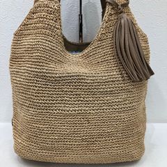 VIOLAd'ORO ヴィオラドーロ トートバッグ タッセルアバカショルダー