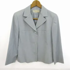 ニナリッチ テーラードジャケット アウター ウール 日本製 レディース 38サイズ 水色 NINA RICCI 【中古】のサムネイル