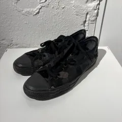 NUMBER (N)INE ナンバーナイン 03AW カート期 ハート涙パッチワークジャックパーセルスニーカー ブラック size:8 【表参道B04】のサムネイル