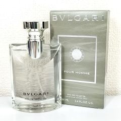 廃盤品 ほぼ満水 BVLGARI プールオム ソワール 100ml 香水 箱付き