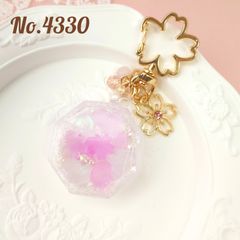 3003】じゃれ猫 チャーム オルゴナイト キーホルダー 天然石 琉球