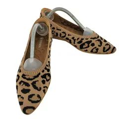 ユーズドフルギ USED古着 {{VIVAIA}} ポインテッドトゥ レオパード柄 レディース JPN：24 