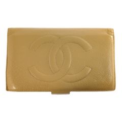 ジャンク品 シャネル CHANEL キャビアスキン 長財布 ポーチ - メルカリ