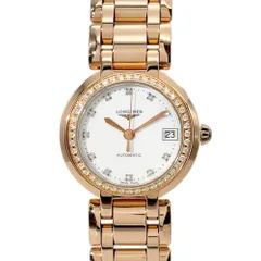 ロンジン LONGINES L8.111.9.87.6 プリマルナ 腕時計 ホワイトシェル文字盤 K18PG 金無垢 81.2g ダイヤモンド レディース【中古】のサムネイル