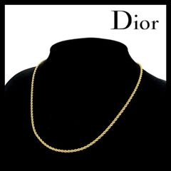 美品 ChristianDior ゴールド 喜平 ネックレス CDロゴ 刻印 - メルカリ