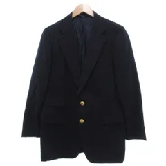 ポロ ラルフローレン POLO RALPH LAUREN テーラードジャケット 上着 ウール 金ボタン ノッチドラペル 94A5 紺 ネイビー /SX ■ECG001
