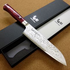 黒崎 真 雪渓 VG10ー33層鎚目ダマスカス三徳包丁 165mm - メルカリ