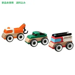 IKEA (イケア) LILLABO リラブー 乗り物セット 3点 - 消防車 スポーツカー/レッカー車 マルチカラー 505.893.56のサムネイル