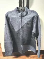 K2 チャコール ハーフジップアップ セーター