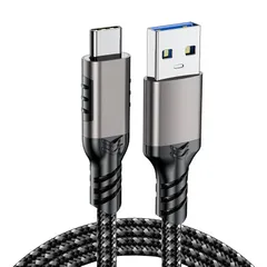 【新品】 USB Type C ケーブル 0.5M USB A to USB C ケーブル 【10Gbpsデータ転送 3A急速充電】 USB3.2 Gen2標準 QC3.0対応 ナイロン編み MacBook Pro/Air、Surface、Xperia、P 1