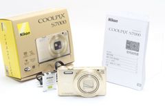 COOLPIX S7000 森山大道様 愛用 元箱、予備バッテリー付 ゴールド