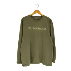 リーバイス Levis 00S USA製 SILVERTAB ロゴ刺繍 L/S クルーネックTシャツ メンズ import：L 