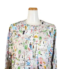 値下げ‼️3021◆鴨居羊子YOKO KAMOI中綿ガウンルームウエア★新品 チュニック 20％OFF TUNIC 鴨居羊子 フード付き羽織り ガウン AW