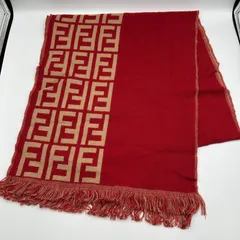 FENDI フェンディ　マフラー　ズッカ　FF柄 FENDI（フェンディ） ズッカ FF ロゴ マフラー ストール ショール