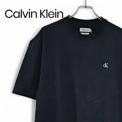 Calvin Klein カルバンクライン ブラック メンズ トップス 半袖 Tシャツ ロゴ ユニセックス タグ付き【Mサイズ】441KJ