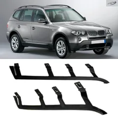 車のヘッドライト用ゴム製シーリングストリップ、防水パッドトリム、ヘッドランプ装飾ストリップ、BMW X3 E83 2006-2010