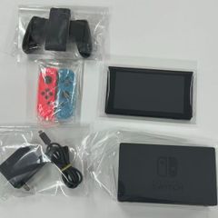 中古 Nintendo Switch ネオンブルー/ネオンレッド 新モデル『化粧箱