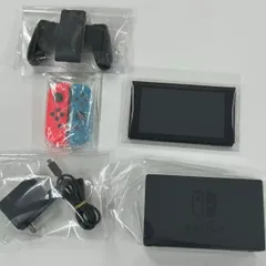 中古 Nintendo Switch ネオンブルー/ネオンレッド 新モデル『化粧箱なし・HDMIケーブル欠品』