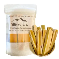【数量限定】ヒマラヤンヤクチーズ 直輸入 Lサイズ約100g×3本 100%自然食品 グレインフリー 無添加 無着色 化学物質不使用 愛犬用硬いおやつ churupii正規品 (L3本)のサムネイル