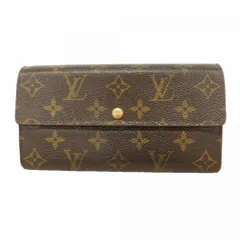 ルイ・ヴィトン(Louis Vuitton) ルイ・ヴィトン 長財布 モノグラム ポシェットポルトモネクレディ M61726 ブラウンレディース